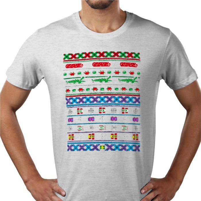 Ugly Jumper Style - Frogs Logs & Automobiles Christmas T Shirt