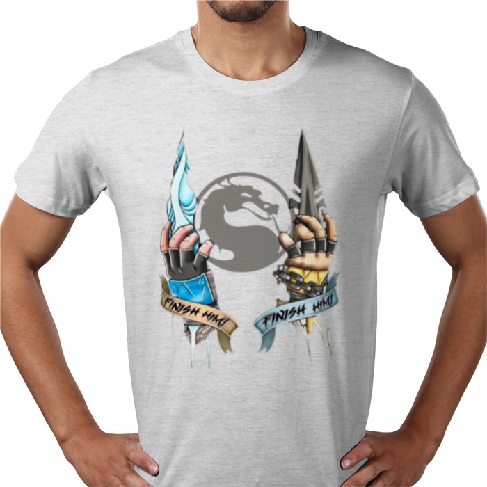 Mortal Kombat - Finish Him Kombat Hands T-Shirt