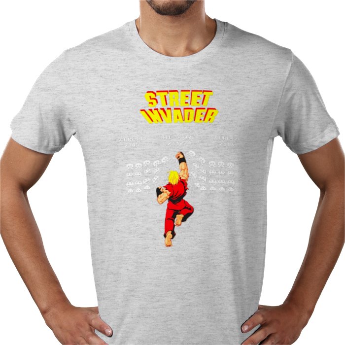 Street Fighter x Space Invaders — Street Invader T-Shirt