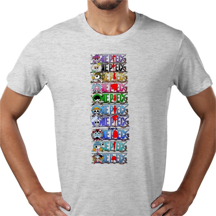 One Piece Stacked Logo T-Shirt | Grand Line Anime Tee
