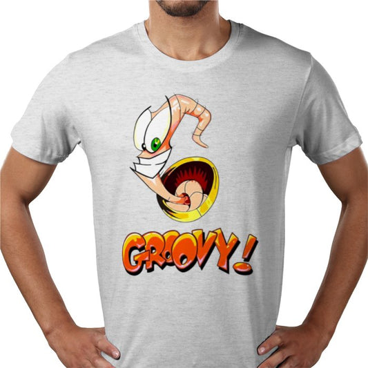 Earthworm Jim - Groovy T-shirt