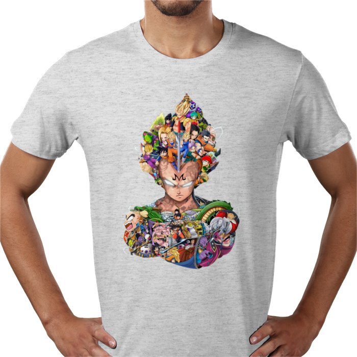 Dragon Ball Z - Vegeta Collage T-Shirt