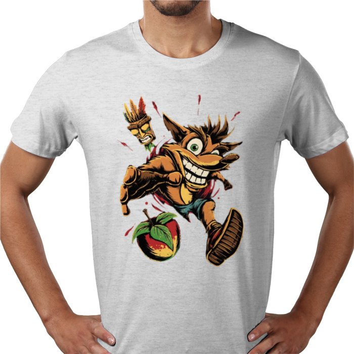 Crash Bandicoot T-Shirt | PlayStation Retro Gaming Graphic Tee