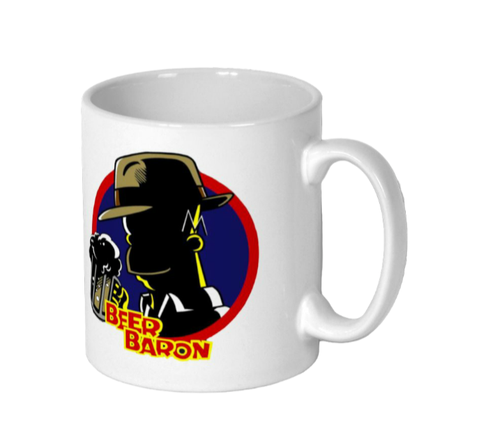 The Simpsons & Dick Tracey - Beer Baron Mug