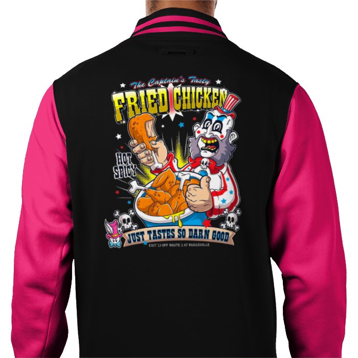 Captain Spaulding Fried Chicken Varsity Jacket