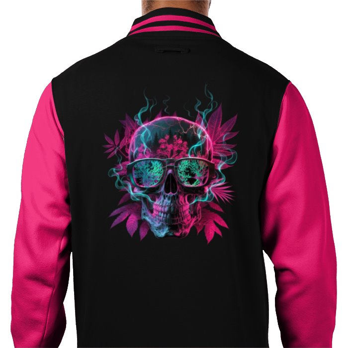 Skull Leaf Varsity Jacket