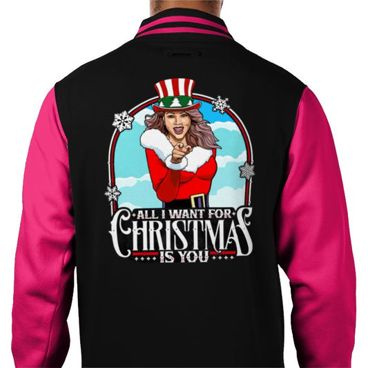 All I Want For Christmas Is Mariah Carey Varsity Jacket