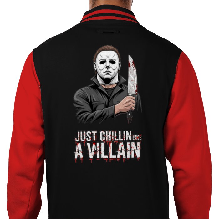 Halloween - Chilin Like A Villain Varsity Jacket