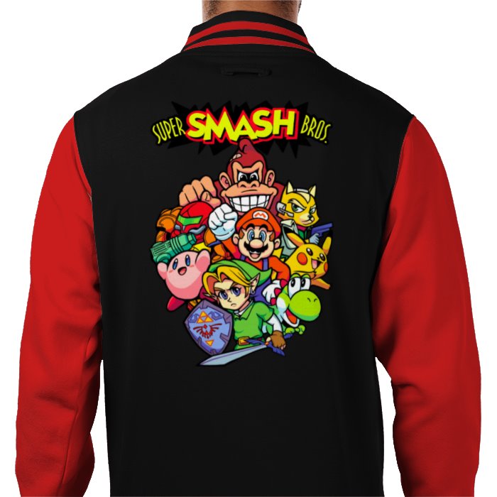 Super Smash Bro's - Theme Varsity Jacket