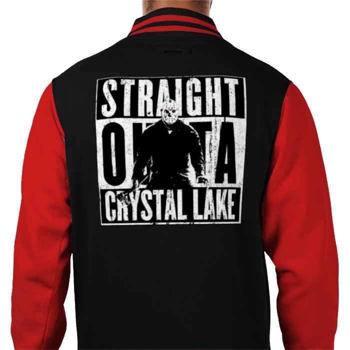 Friday 13th - Straight Outa Crystal Lake Varsity Jacket
