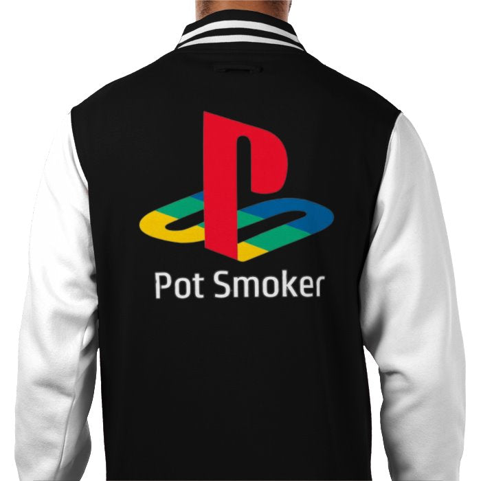 PlayStation Parody Pot Smoker Varsity Jacket