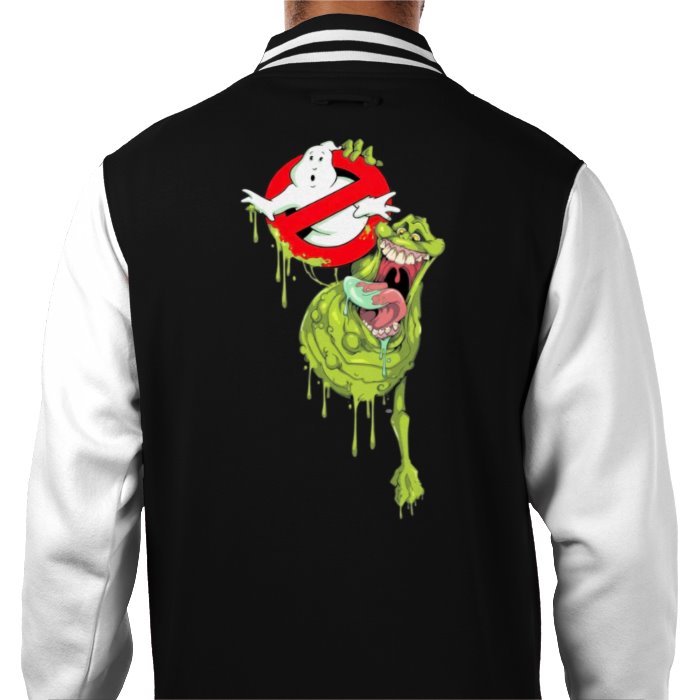 Ghostbusters - Slimer & Logo Varsity Jacket