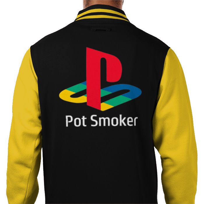 PlayStation Parody Pot Smoker Varsity Jacket