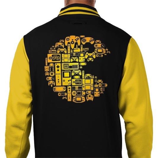 Pac-Man - Collage Varsity Jacket