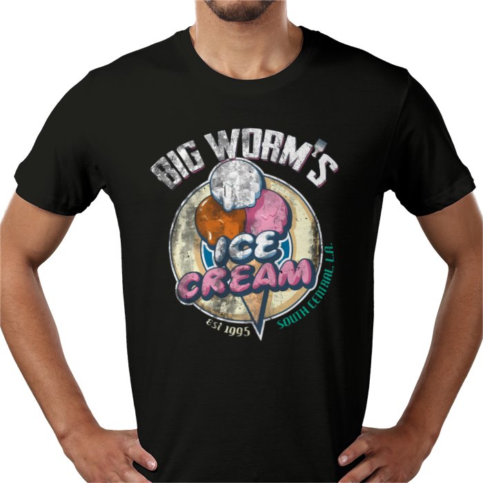 Friday - Big Worms Ice Cream T-Shirt