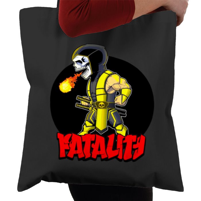 Mortal Kombat - Scorpion Fatality Tote Bag