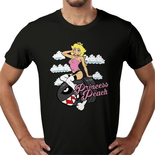 Super Mario Bros — Peach & Bullet Bill T-Shirt