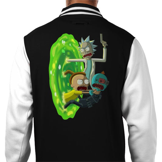 Rick & Morty - Mr Meeseeks Portal Varsity Jacket