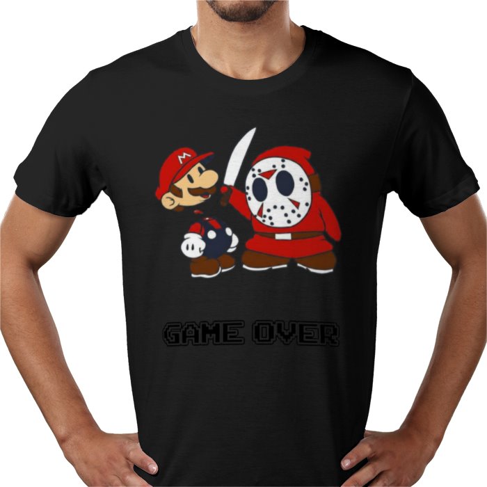 Super Mario T-Shirt | Game Over Retro Gaming Graphic Tee