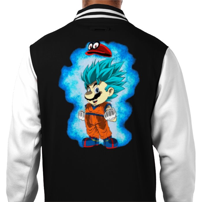 Dragonball Z & Super Mario Bro's - Saiyan Bro's Varsity Jacket