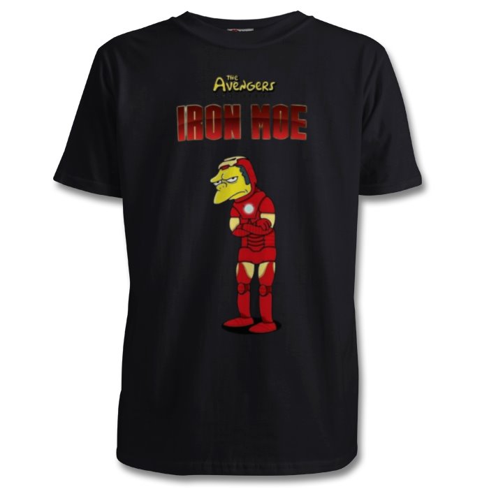 The Simpsons & Iron Man - Iron Moe T-shirt