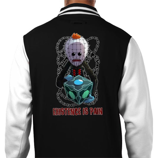 Rick & Morty & Hellraiser - Existence Is Pain Varsity Jacket