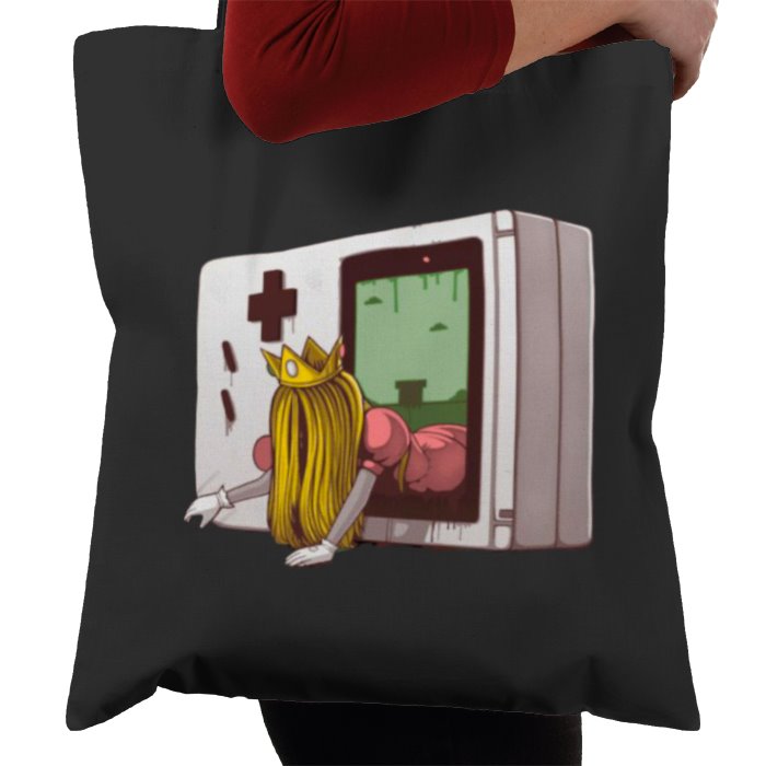 Nintendo Game Boy & Super Mario Bro's & The Ring - Princess Samara Tote Bag