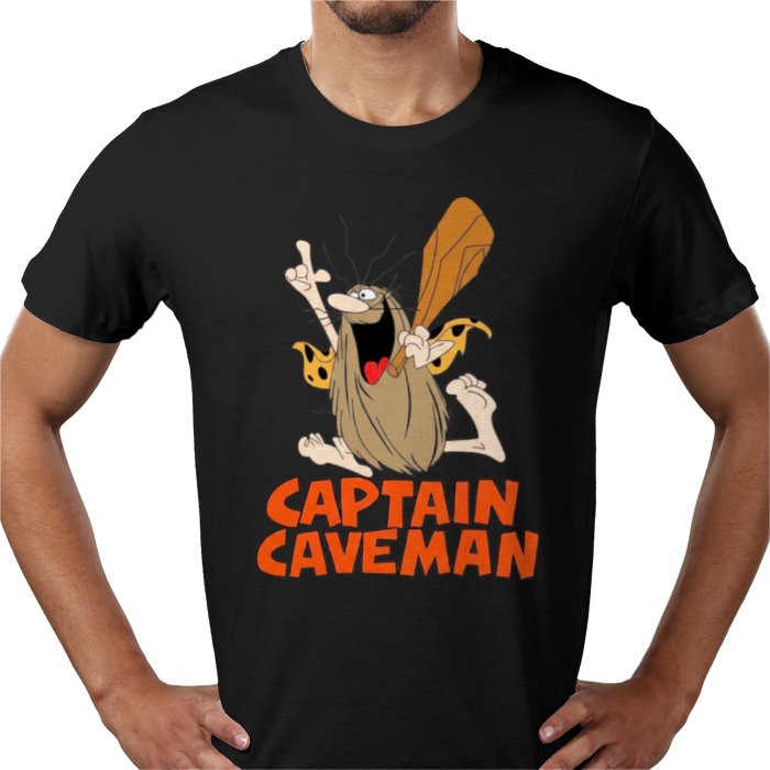 Captain Caveman Theme T-shirt