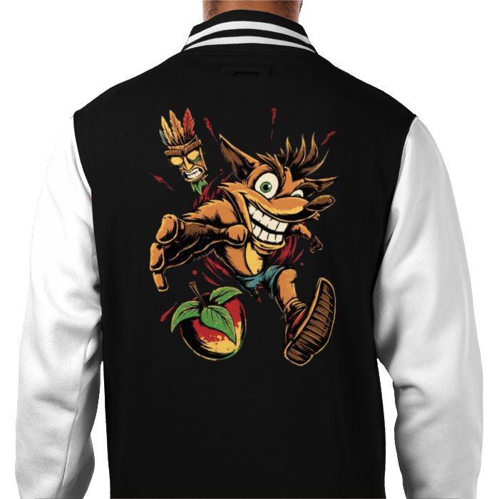 Crash Bandicoot Varsity Jacket