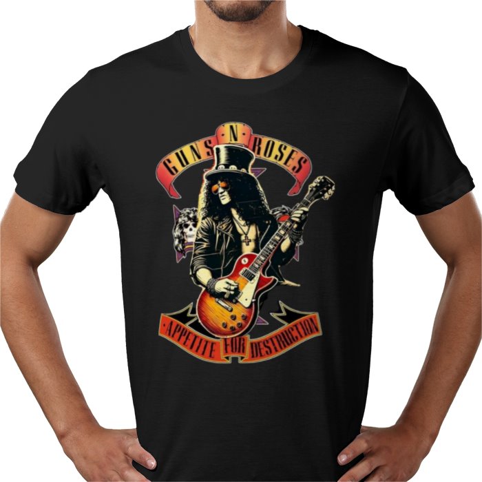 Guns And Roses Theme 2 T-Shirt