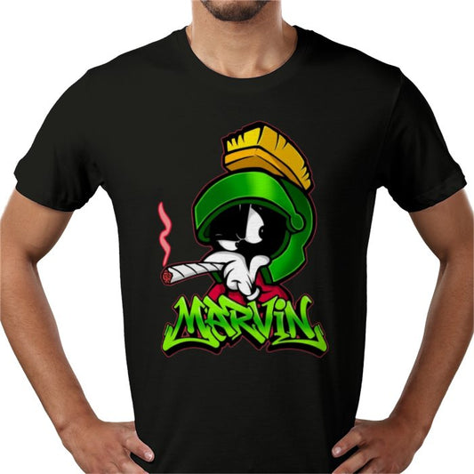 Marvin The Martian x Cannabis Parody T-Shirt