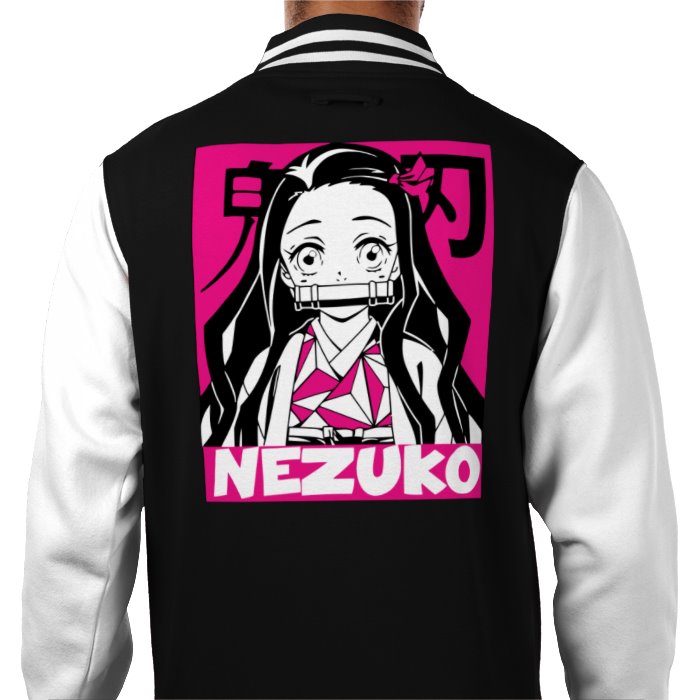 Demon Slayer - Nezuko Theme 3 Varsity Jacket