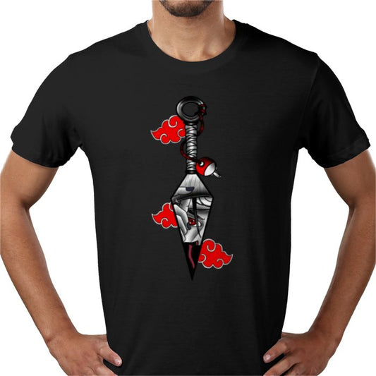 Naruto Uchiha Kunai T-Shirt | Uchiha Clan Anime Tee