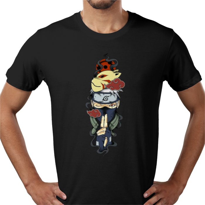 Naruto Kakashi Theme T-Shirt | Copy Ninja Anime Tee