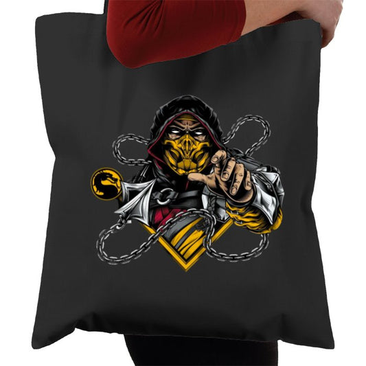 Mortal Kombat - Scorpion Wants You Tote Bag