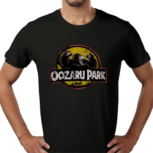 Dragon Ball Z x Jurassic Park Crossover T-Shirt | DBZ Mashup Anime Tee