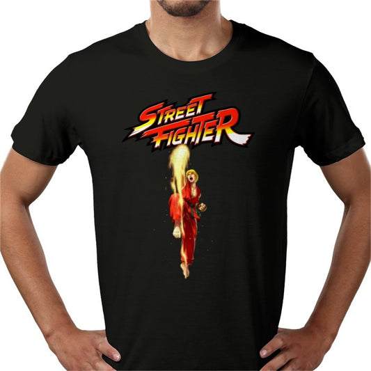Street Fighter — Ken Dragon Punch T-Shirt