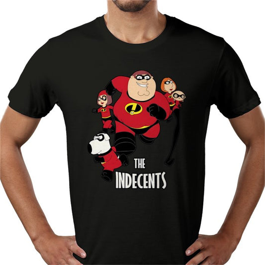 Family Guy x The Incredibles Parody - The Indecents T-Shirt