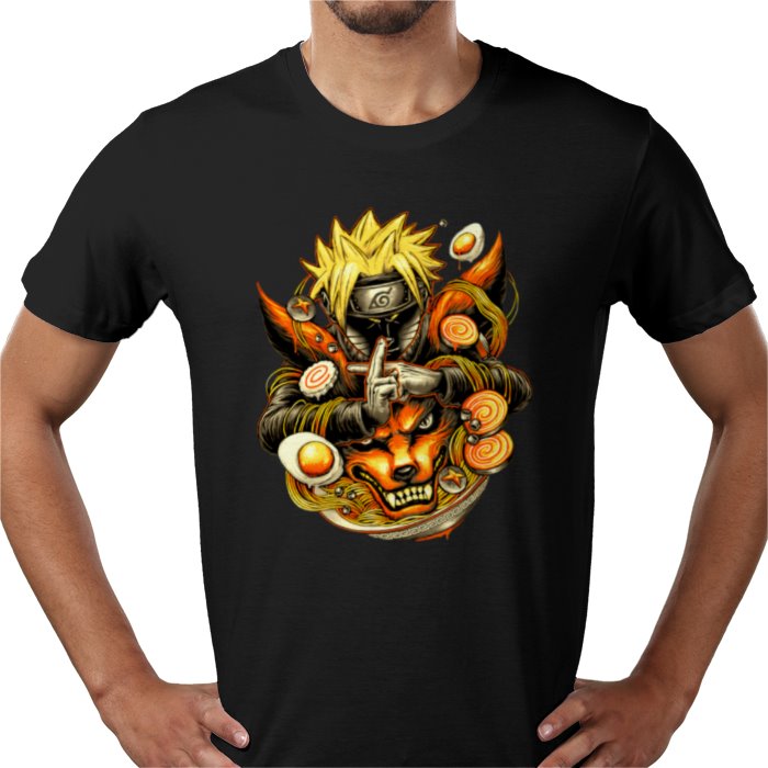 Naruto Nine-Tails Ramen T-Shirt | Ichiraku Ramen Anime Tee