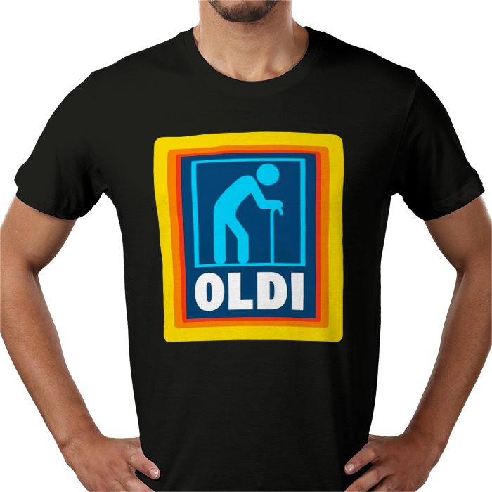 ALDI Parody OLDI T-shirt