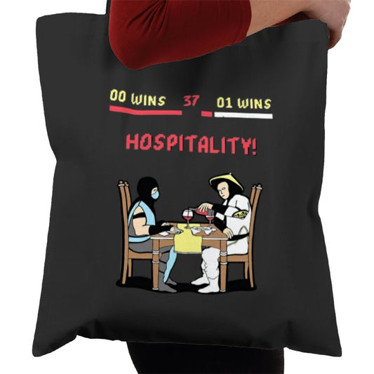 Mortal Kombat - Hospitality Wins Tote Bag