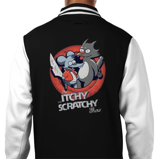 The Simpsons - The Itchy & Scratchy Show Varsity Jacket