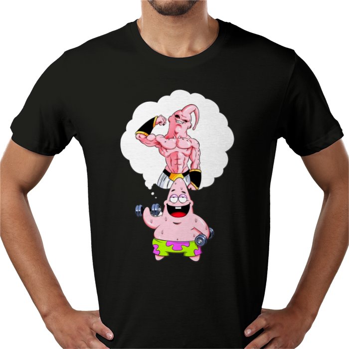 Dragon Ball Z x SpongeBob Crossover T-Shirt | DBZ Mashup Anime Tee