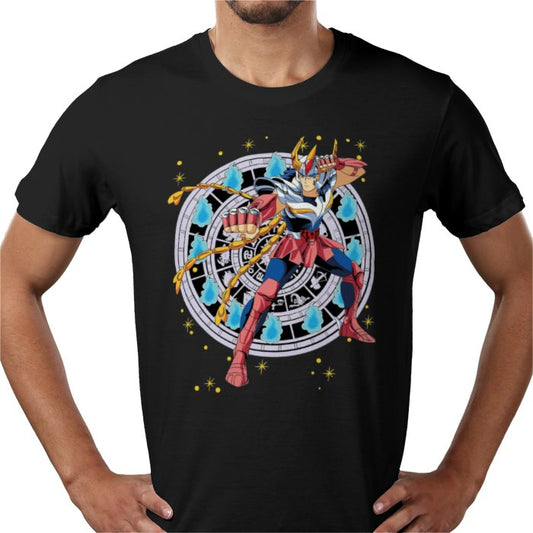 Saint Seiya Theme 2 T-Shirt | Gold Saint Anime Tee