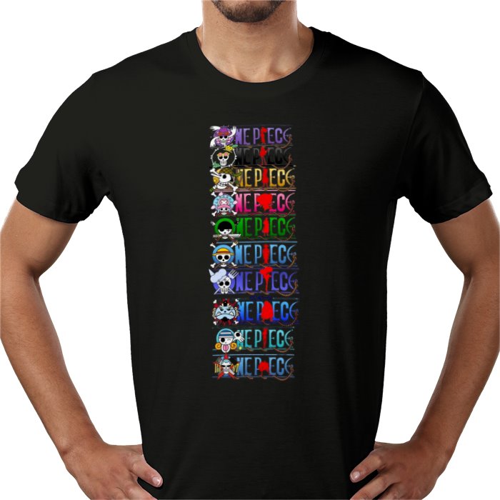 One Piece Stacked Logo T-Shirt | Grand Line Anime Tee