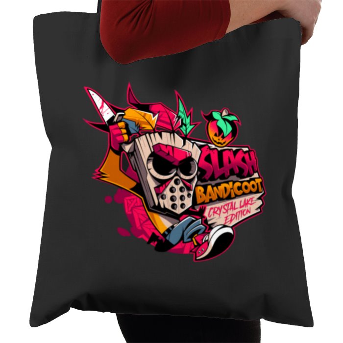 Crash Bandicoot & Friday 13th - Slash Bandicoot Tote Bag