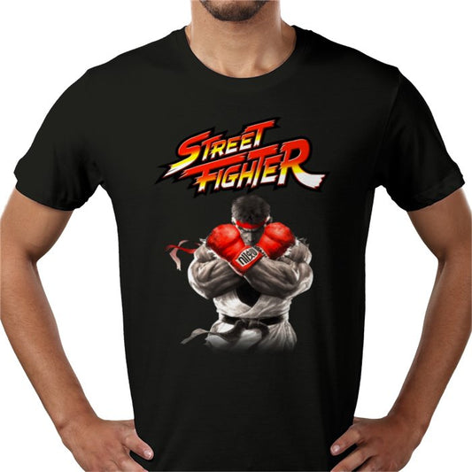 Street Fighter — Ryu Defence Stance T-Shirt