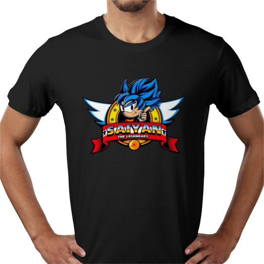 Sonic x Dragonball Z - Sonic The Saiyan T-shirt