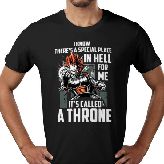 Dragon Ball Z Hell's Throne T-Shirt | DBZ Dark Side Anime Tee