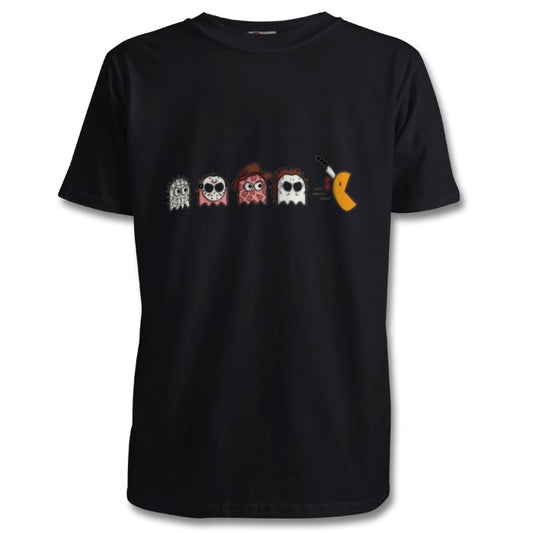 Pacman & Horror Movies - Horror Mashup T-shirt